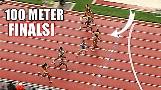 INCREDIBLE Finish In Women's 100 Meter Finals! || 2022 NCAA Track & Field Championships