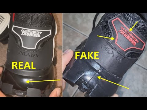 Identifying Replicas: Imitation Prada Sneakers