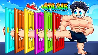 I Spent $100,000 To Become The STRONGEST In Kick Doors To Escape...