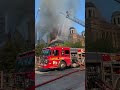 Toronto multiple alarm church fire Dundas/Gladstone