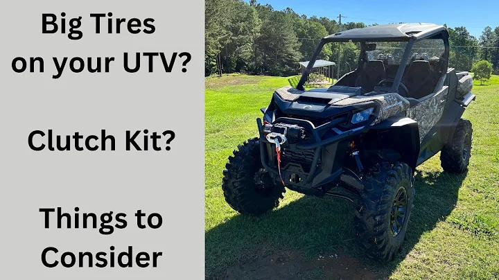 Setting Up A Clutch Kit For Too Large of Tires