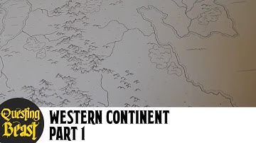Western Continent - Part 1: DnD Fantasy Map Showcase