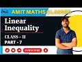 #LINEAR INEQUALITY FOR CLASS-11 |GRAPHICAL METHODS | #PART-7 #AMITmathsclasses #MathswithAmitgupta |
