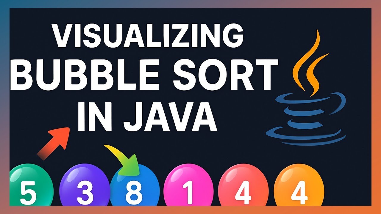 🟢 Visualizing Bubble Sort in Java | Step-by-Step Image Explanation ...