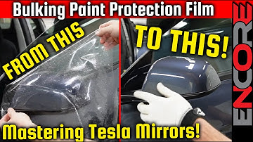 Tesla PPF Install - The BEST Tesla Mirror Coverage - Paint Protection Film