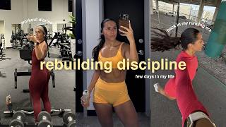 REBUILDING DISCIPLINE DIARIES | wellness mornings + workouts, back in my running era, & girl chats