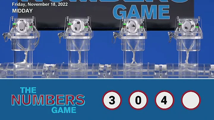 Midday Drawing: Friday, November 18, 2022