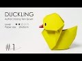Origami Duckling - Baby Duck - Vịt con (Hoàng Tiến Quyết)