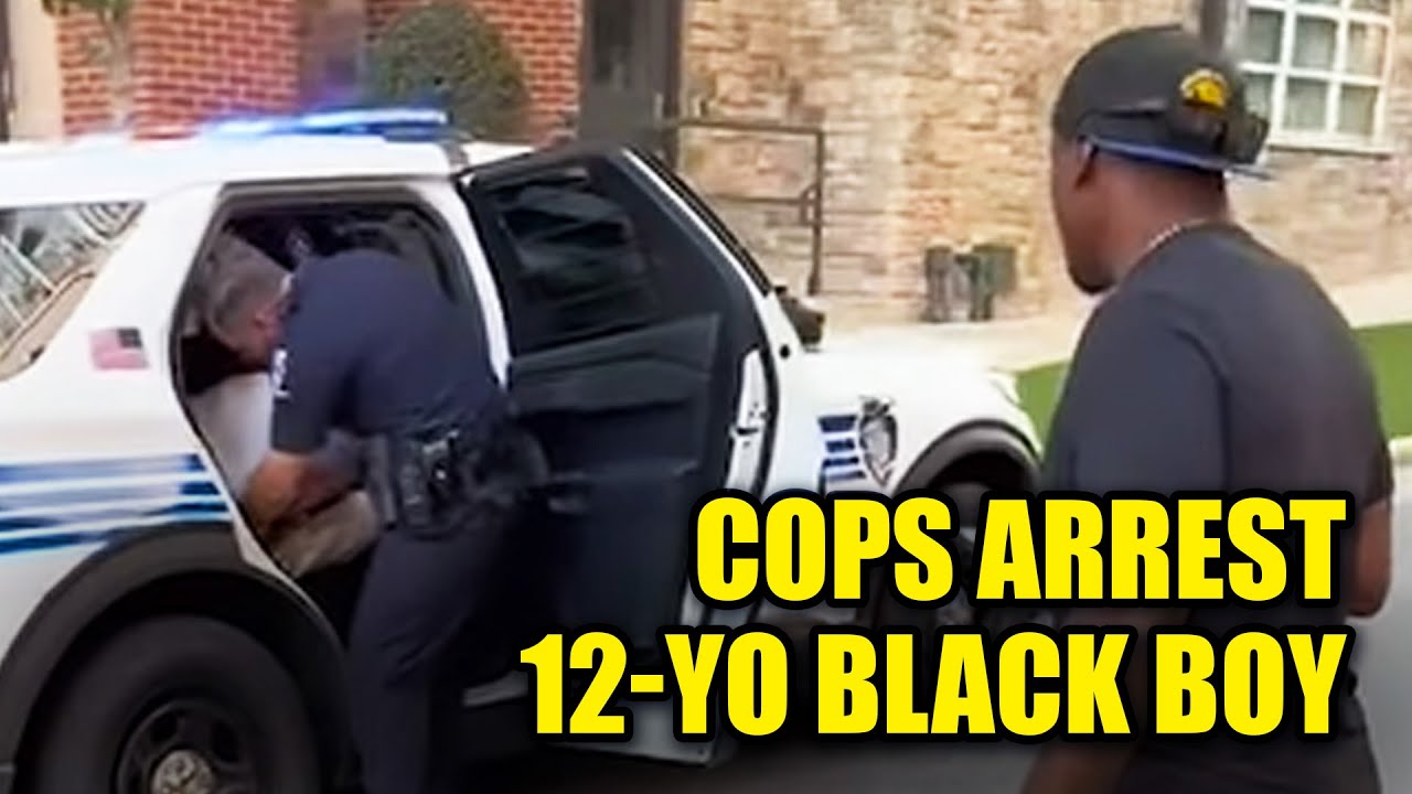 ⁣Cops HANDCUFF 12-Year-Old Black Boy For Riding Bike 'Recklessly,' Bystanders Step In