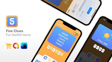 Five Clues - SwiftUI Game | Full Source Code | SwiftUI Local JSON and In-App Purchases Xcode