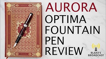 Aurora Optima Fountain Pen Review