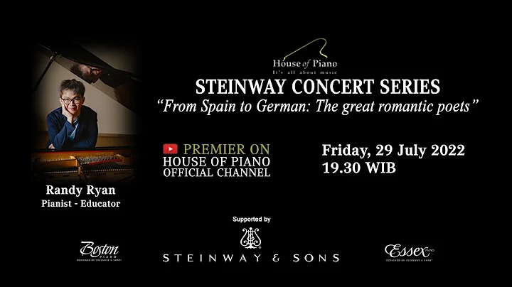Steinway Concert Series "From Spain to German: The...