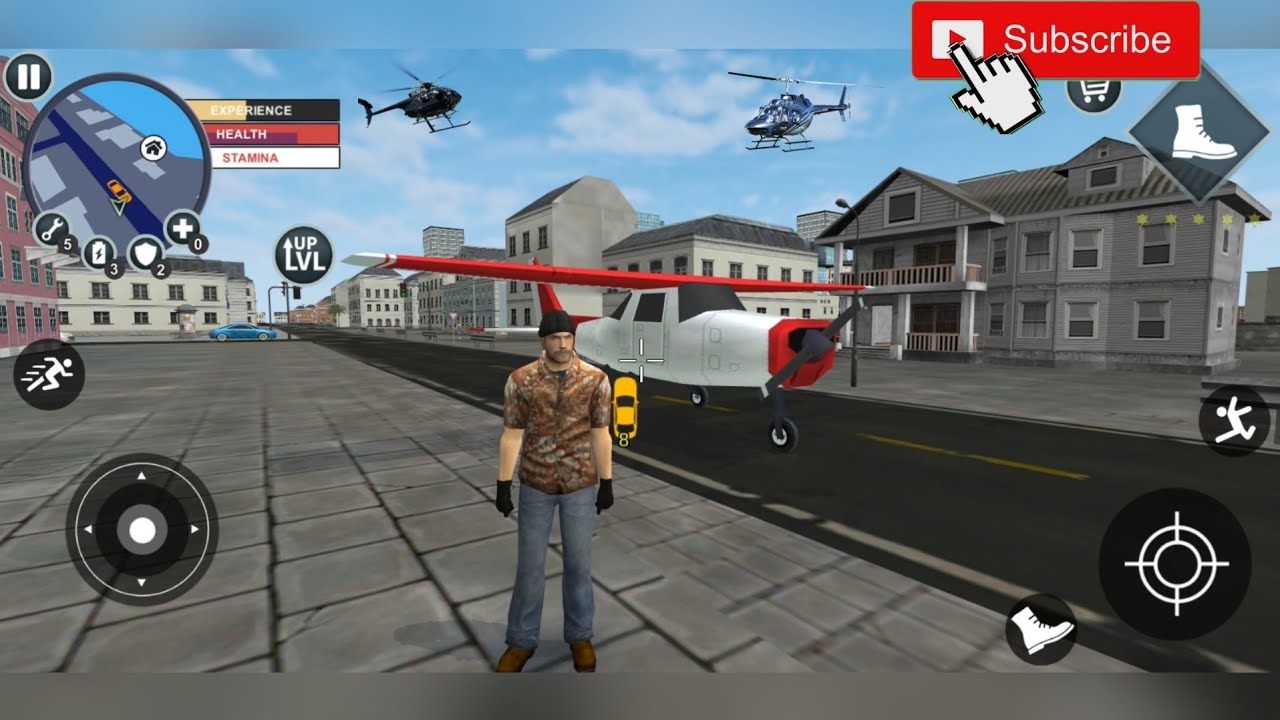 Miami Crime Simulator 2 / IN THE CITY BY PLANE / Android Gangster GamePlay