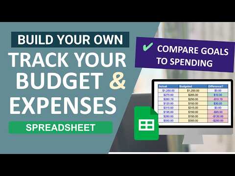 How to Track Your Budget & Expenses | Easy Google Sheets Spreadsheet Tutorial for Beginners
