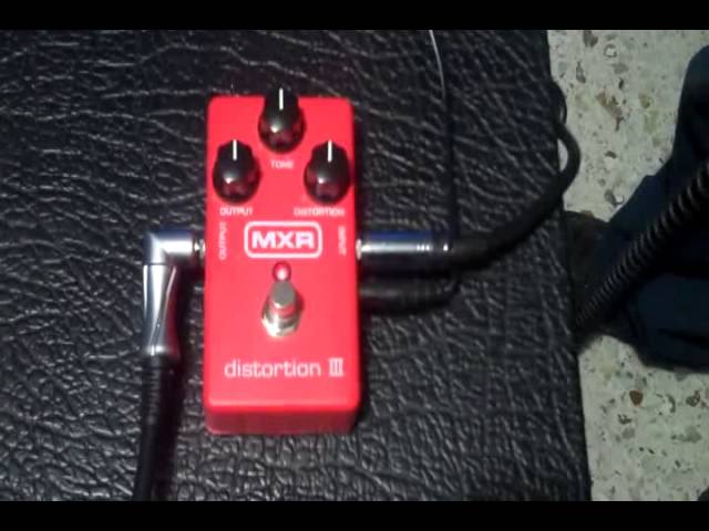 MXR Distortion III Test Danny Hdz - YouTube