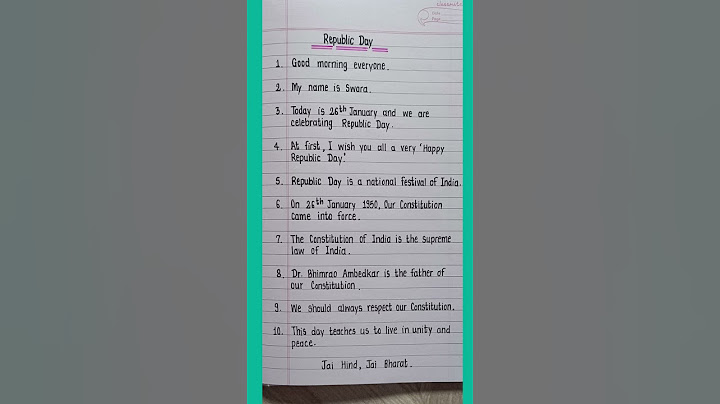 Speech On Republic Day 2025 | 26 January Speech In English | Republic Day Speech  #shortsvideo