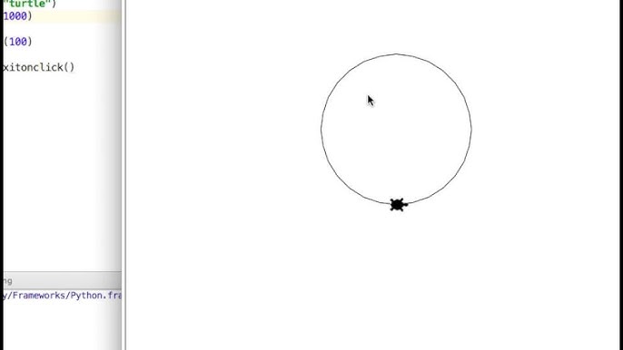 How To Draw A Circle In Python Using Turtle