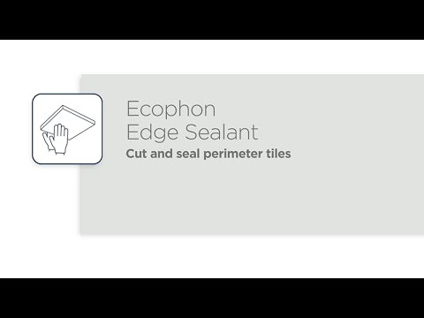 Perimeter tile installation using Ecophon Edge Sealant - video from Ecophon