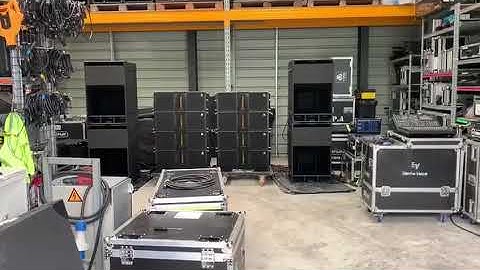 TPA TP 950 Dual 10” line array system and P181 single 18” subwoofer