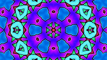 Video Loop Background HD - VJ Loop - No Copyright Royalty Free - VFX Neon Fractal Kaleidoscope
