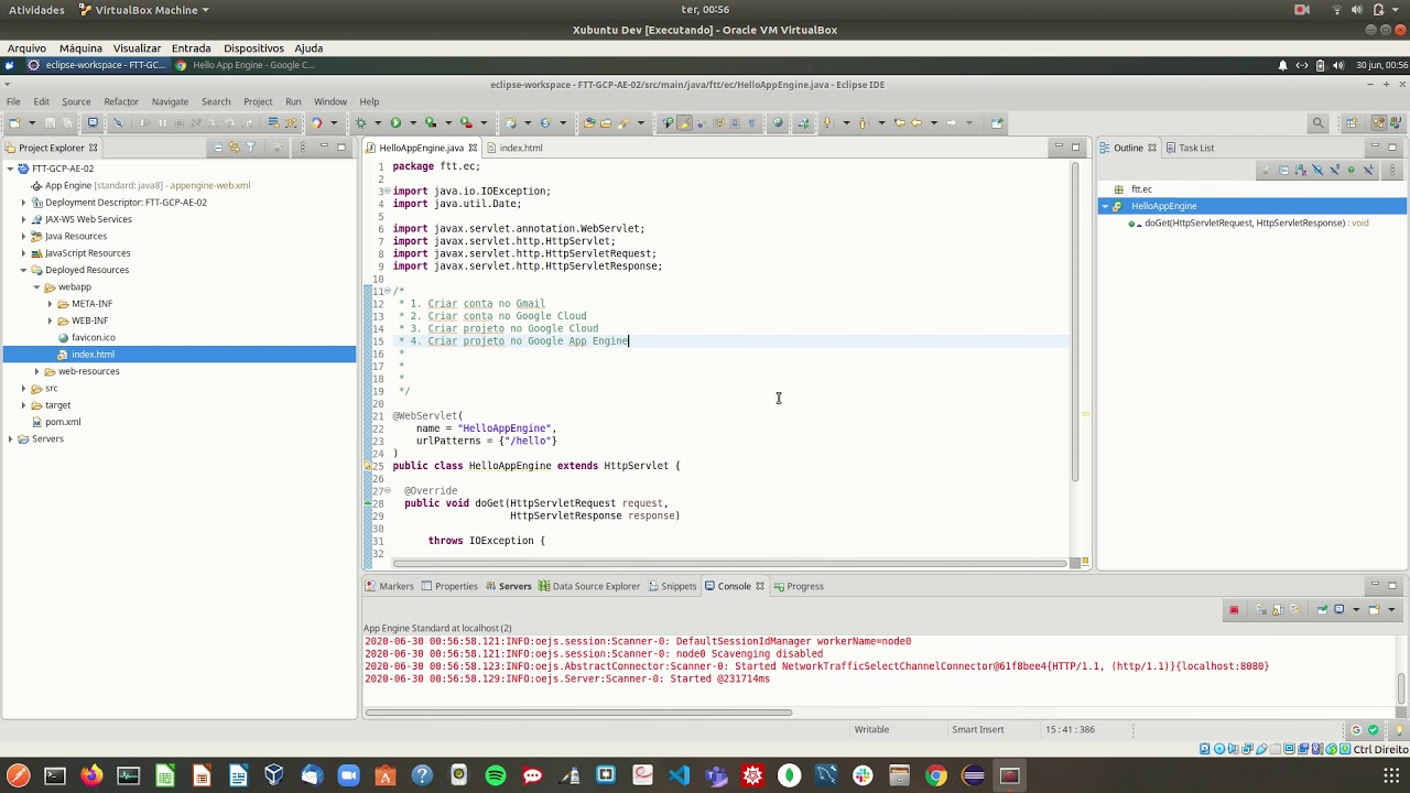 Serverless Java WEB APP at Google Cloud Platform - Google App Engine ...