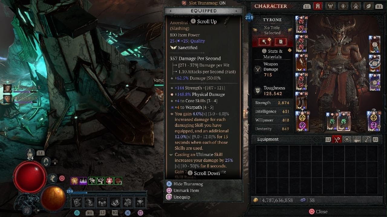 Diablo IV: Mythic Leap Quake