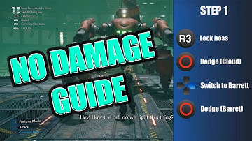 Scorpion Sentinel NO DAMAGE Guide - Step by Step WALKTHROUGH - FF7 REMAKE