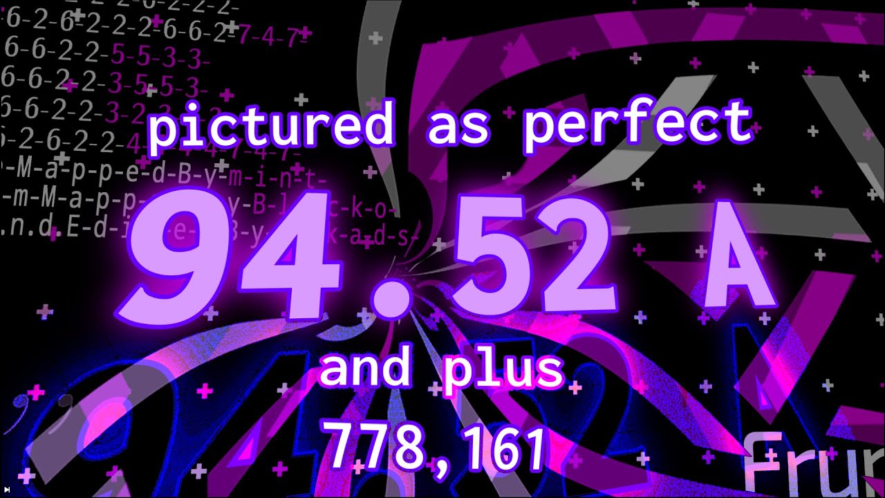 pictured as perfect and plus 94.52 A rank - YouTube