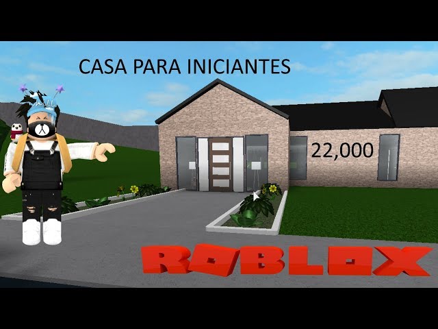 Bloxburg, Casa de 2 andares moderna com tons claros 65k