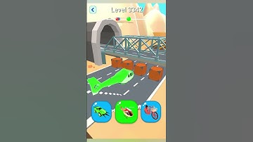 Shape shifting2 game level #3342    hyper casual game #shapeshifting  #gameplay #gaming #shortvideo