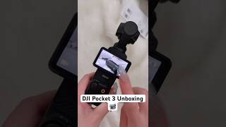 Unboxing dji osmo pocket 3 #unboxing #djipocket3 #dji #lifestyle #vlogging #camera #viral