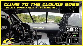 Full Telemetry Overlay: Scott Speed's Record Run | Climb to the Clouds 2026