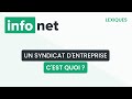 Un syndicat dentreprise cest quoi  dfinition aide lexique tuto explication