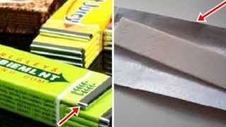 Cứ ăn kẹo cao su chứ thật ra 5 triệu người đều không biết lý do phải bọc lớp giấy bạc này bên ngoài