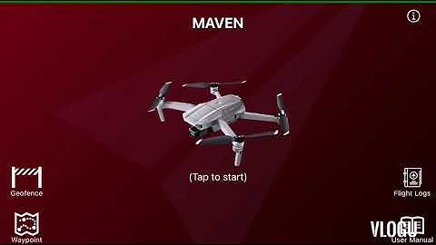 Dji mavic air 2 waypoint flight with Maven apk
