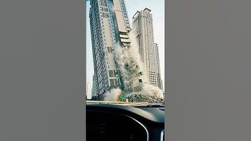 Apartment High-Rise Suddenly Collapses!