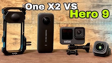 INSTA360 ONE X2 vs GOPRO HERO 9 MAX LENS A Comparison Using a Mountain Bike Chest Mount