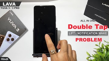 How to enable double tap to off screen in lava yuva 3 pro | lava yuva 3 double tap to wake screen