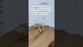 Except one costs 5-10x more… #labdiamond #diamond #diamondring