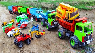 Mobil tronton panjang angkut keretapithomas motorcros helikopter buldozer excavator bustayo