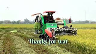 Impressive Industrial Machines Combine Harvester   100% Successful Cutting Rice  4