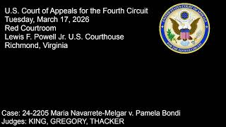 Panel I (Red Courtroom) Oral Arguments - 9:30 a.m. Tuesday 3/17/2026