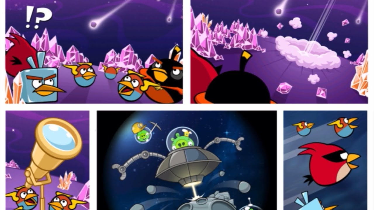 Angry Birds Space: All Cutscenes! [4K]