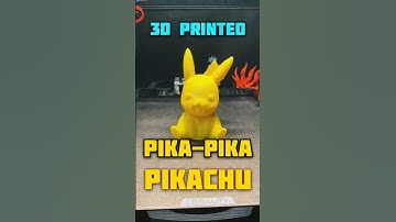 Pikachu 3D Printing Timelapse 🔥 #3dprinted #3d #pikachu