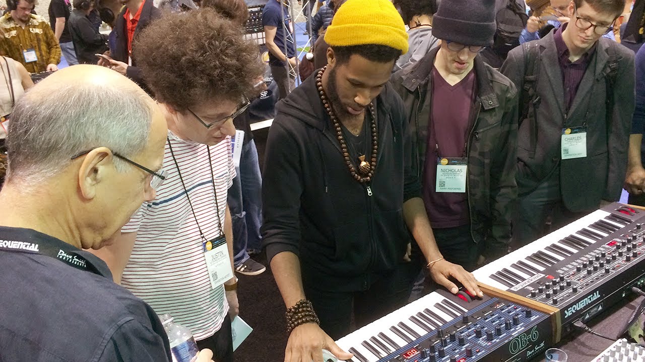 Cory Henry and Nicholas Semrad play the DSI OB-6 and Prophet-6 at The NAMM Show 2015