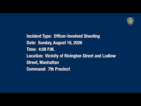 7th Precinct Officer-Involved Shooting August 16, 2026