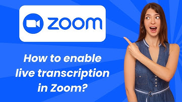 How to enable live transcription in Zoom ? - Step by Step