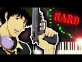 COWBOY BEBOP OP (Tank!) - Piano Tutorial