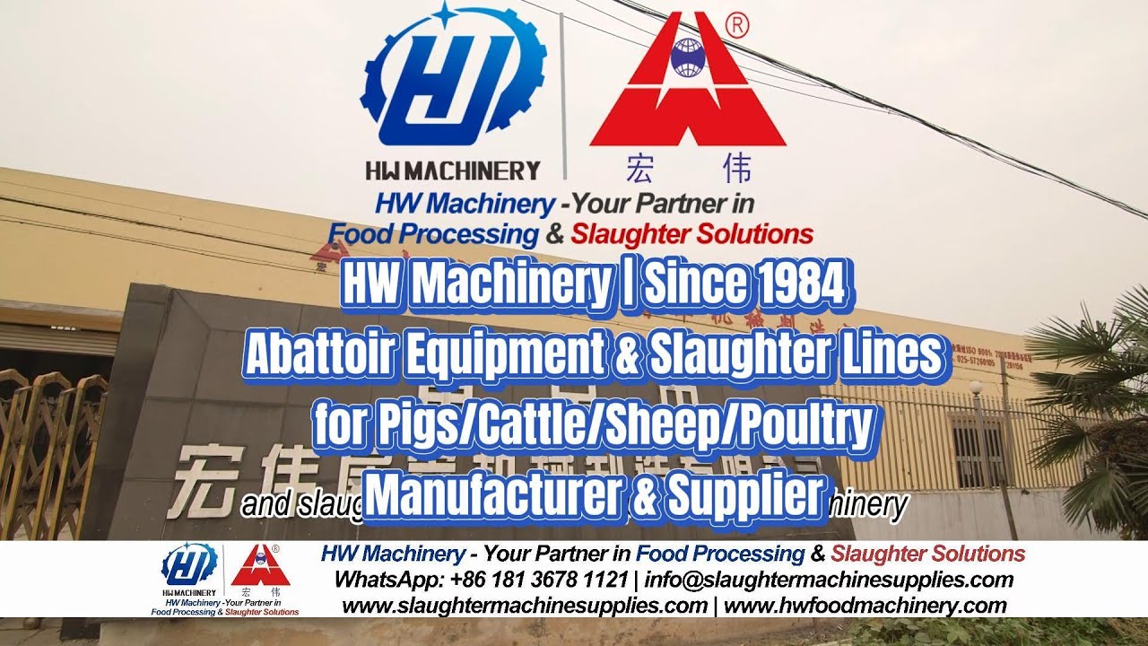 HW Machinery | Abattoir Equipment & Slaughter Line Solutions Supplier for Cattle Sheep Pig & Poultry