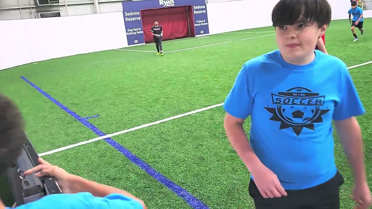 Liam Indoor Soccer Half #1 2/22/26